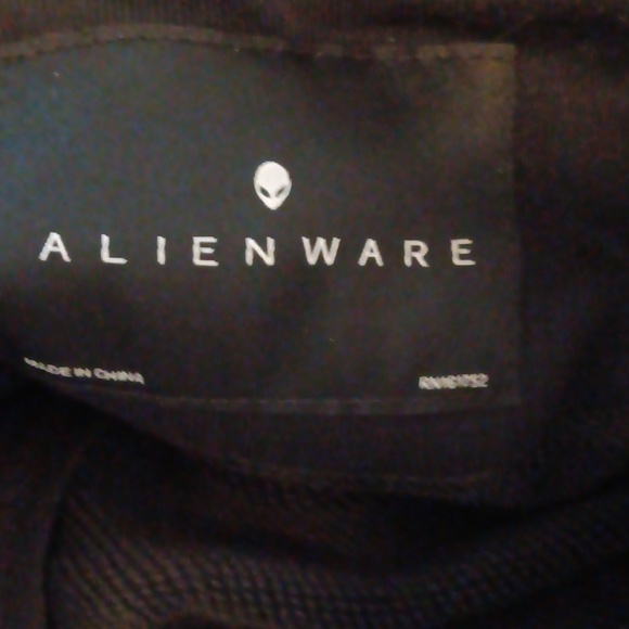 Alienware men's black zipped gaming hoodie, size medium. - Picture 7 of 11